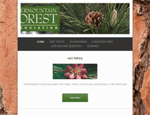 Tablet Screenshot of intforest.org